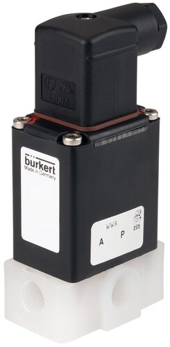 Solenoid Valve G1/4'' NC PVDF FKM 0-3bar/44psi 24VDC 0330 339823