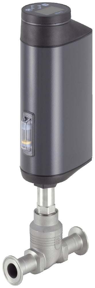 Abrazadera 1 pulgada Controlador de posición NC Válvula de globo eléctrica de acero inoxidable - 3361 - 20011712