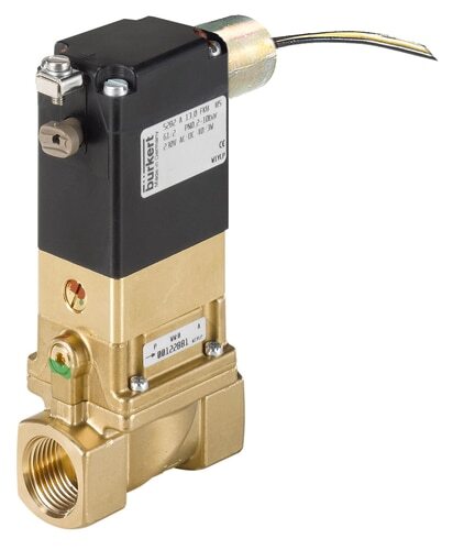 Válvula Solenoide G1/2'' NC Latón NBR 0.2-16bar/3-232psi 24VAC/DC Antigolpe De Ariete ATEX 5282 20014812