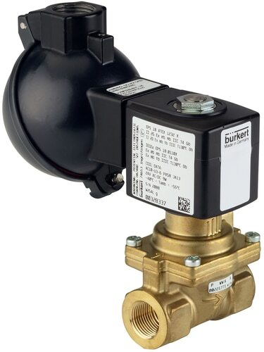 Válvula Solenoide G2'' NC Latón NBR 0.2-16bar/3-232psi 230VAC/DC Antigolpe De Ariete ATEX 6281 349762