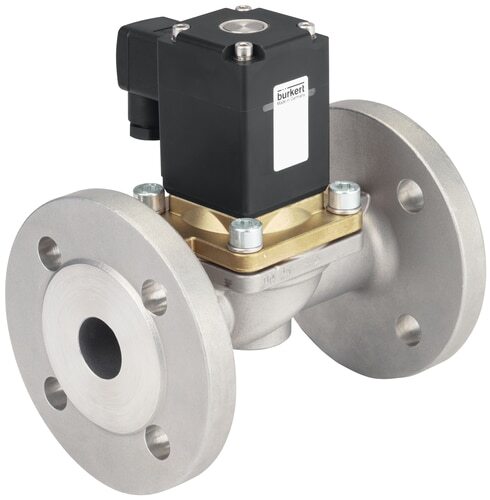 Válvula Solenoide 25 Mm Brida Nc Acero Inoxidable FKM 0-16Bar/232Psi 230Vac Vacío Antigolpe De Ariete Oxígeno Libre De Grasa/Oleo 0290 350975
