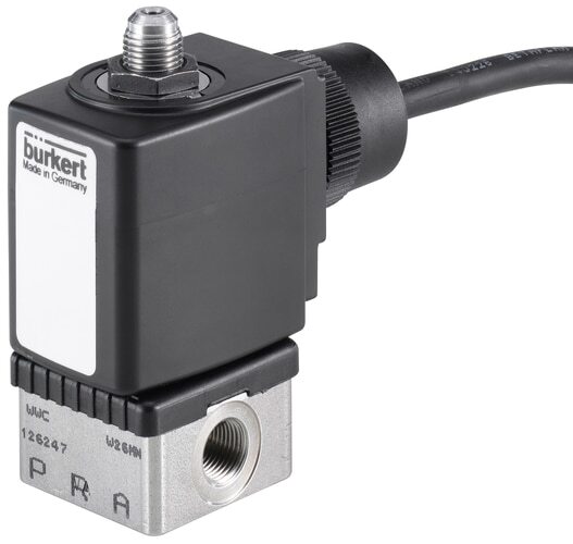 Solenoid Valve 3/2-Way NPT 1/8'' NC Stainless steel FKM 0-10bar/145psi 24VAC/DC ATEX 6014 20001629
