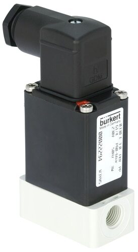 Solenoid Valve NPT 1/4'' NO PP EPDM -1-1bar/-15-15psi 24VDC Vacuum 0330 356159