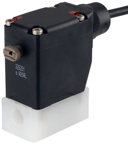 Solenoid Valve 3/2 Mixing G1/4'' PVDF EPDM 0-3bar/44psi 230VAC/DC 0330 353782