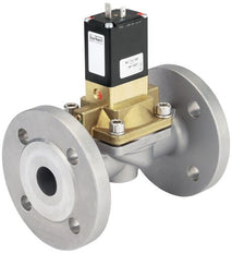 Solenoid Valve 40 mm Flange NC Brass EPDM 0.2-10bar/3-145psi 230VAC Anti-Waterhammer 5282 355260