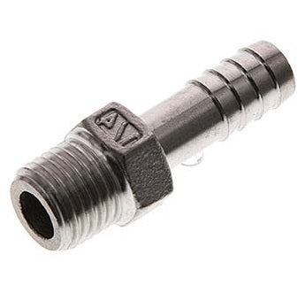 1'' NPT Male x 25mm Stainless steel Hose barb 16 Bar