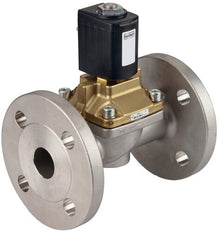 Solenoid Valve 32 mm Flange NC Stainless steel PTFE 0-10bar/145psi 24VDC 6407 363050
