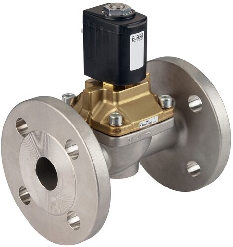 Solenoid Valve 25 mm Flange NC Stainless steel PTFE 0-10bar/145psi 24VAC 6407 20032733
