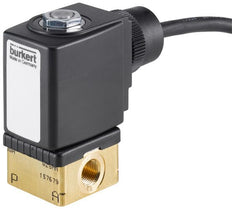 Electroválvula G1/4'' NC Latón FKM 0-0,4bar/6psi 24VAC/DC Oxígeno Libre de grasa/aceite ATEX 6013 350627