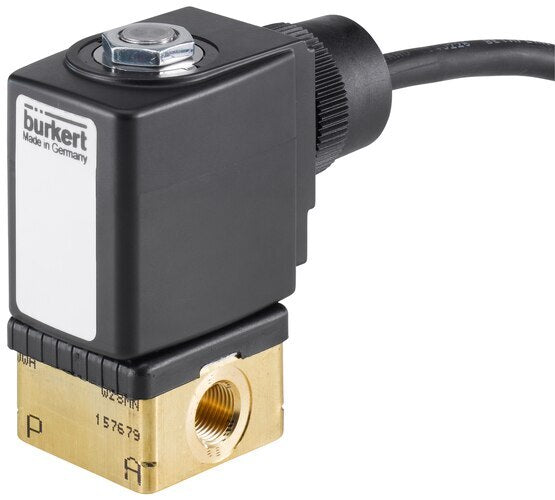 Solenoid Valve G1/8'' NC Brass EPDM 0-16bar/232psi 24VAC/DC 6013 365445