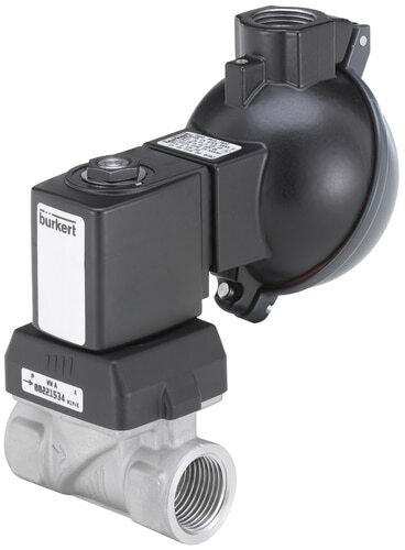 Válvula Solenoide G3/8'' NC Acero Inoxidable EPDM 0.5-10bar/7-145psi 24VAC/DC Antigolpe De Ariete ATEX 6213 384296
