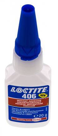 Loctite Adhesivo Instantáneo 20ml Transparente 2-11s Tiempo de Curado Superficies de Plástico y Goma