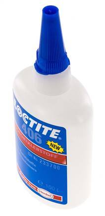 Loctite Adhesivo Instantáneo 100ml Transparente 2-12s Tiempo de Curado Superficies de Plástico y Goma