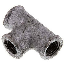 Rp 3/4'' T de hierro fundido galvanizado 25 Bar [2 Piezas]