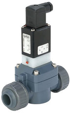 Solenoid Valve 63 mm Glued Sleeves NC PVC EPDM 0.5-6bar/7-87psi 24VAC 0142 270956