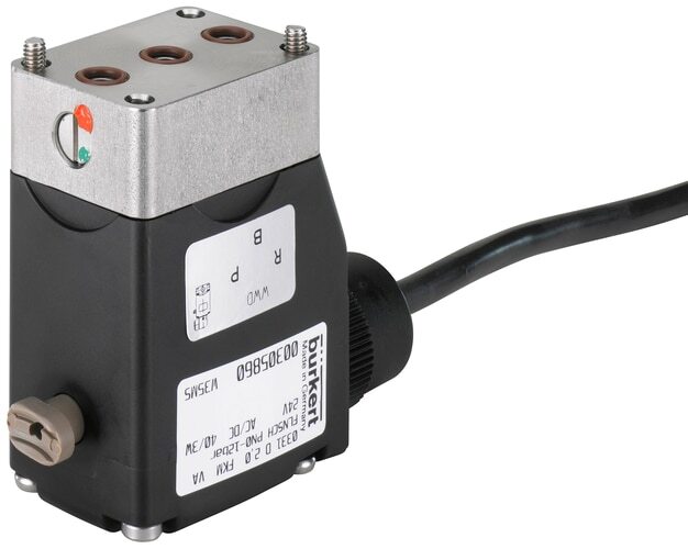Solenoid Valve 3/2-Way 32x46 mm SFB flange Universal Stainless steel FFKM -1-5bar/-15-73psi 24VDC Vacuum 0331 377227