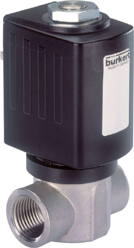 Válvula Solenoide G3/8'' NO Acero Inoxidable PTFE/PEEK 0-6bar/87psi 230VAC 6027 239314