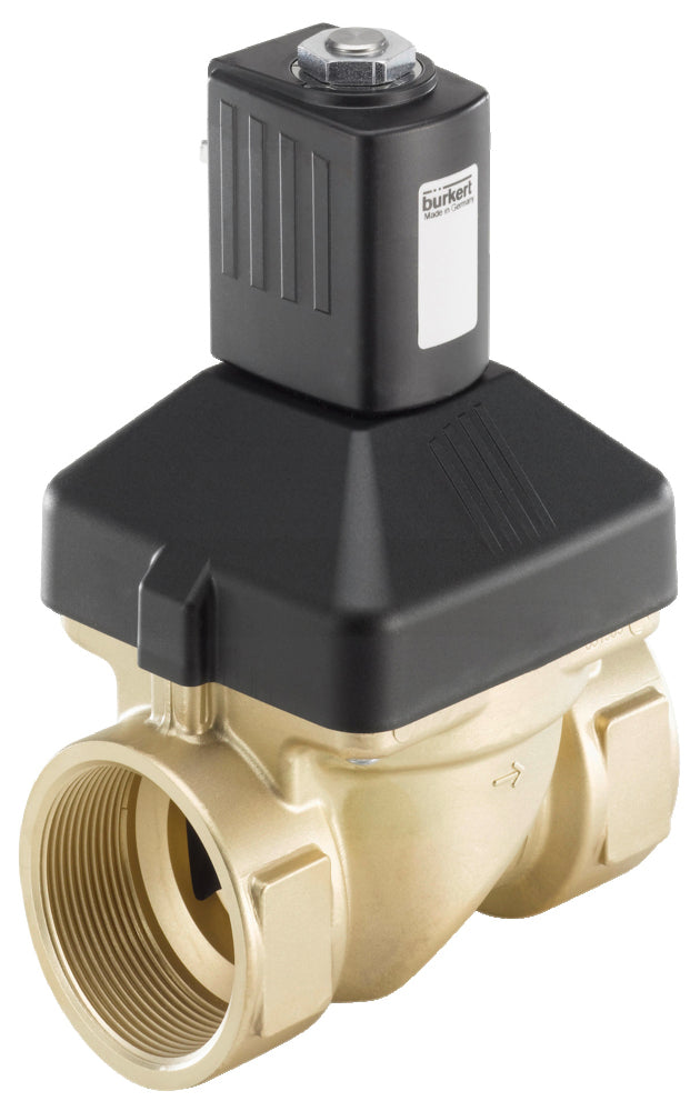 Solenoid Valve NPT 1 1/2'' NC Brass FKM 0-6bar/87psi 24VDC 6213 273583