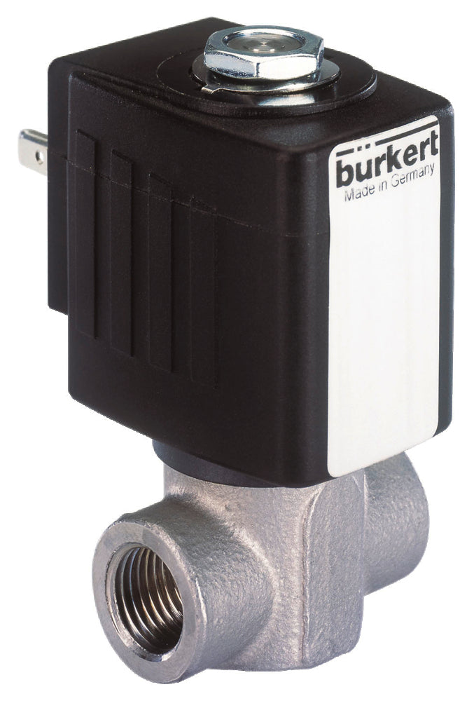 Válvula Solenoide G1/4'' NC Acero Inoxidable FKM 0-16bar/232psi 12VDC 6240 218504