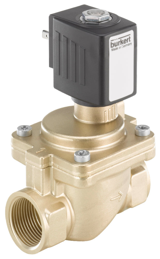 Solenoid Valve G1'' NC Brass NBR 0.2-16bar/3-232psi 120VAC 6281 280695