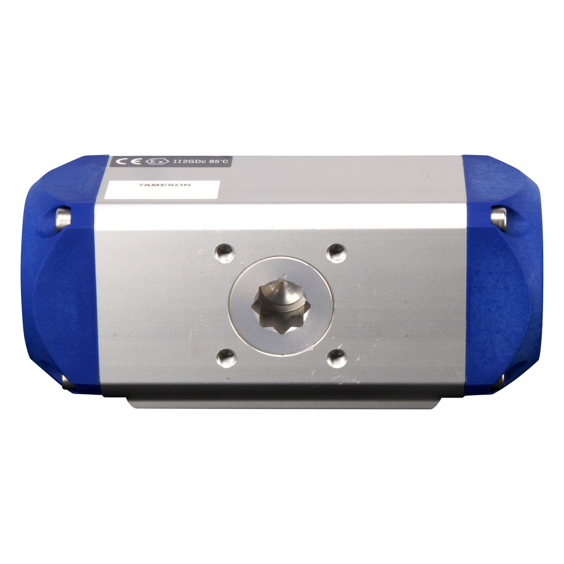 DN65 (2-1/2 inch) Wafer Pneumatic Butterfly Valve GGG40-Stainless Steel-NBR Double Acting - BFLW