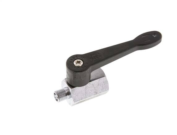 Male To Female G 1/8 inch 2-Way Brass Mini Ball Valve Long Handle 15 Bar