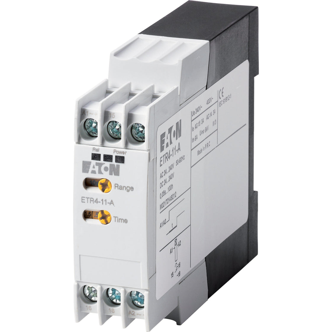 Eaton ETR4-11-A Industrial Time Delay Relay 24-240V - 031882