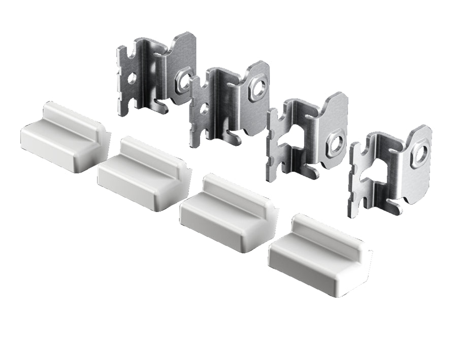 Rittal SZ Wall Mounting Bracket Set For AX KX Enclosures - 2508020 [4 Pieces]