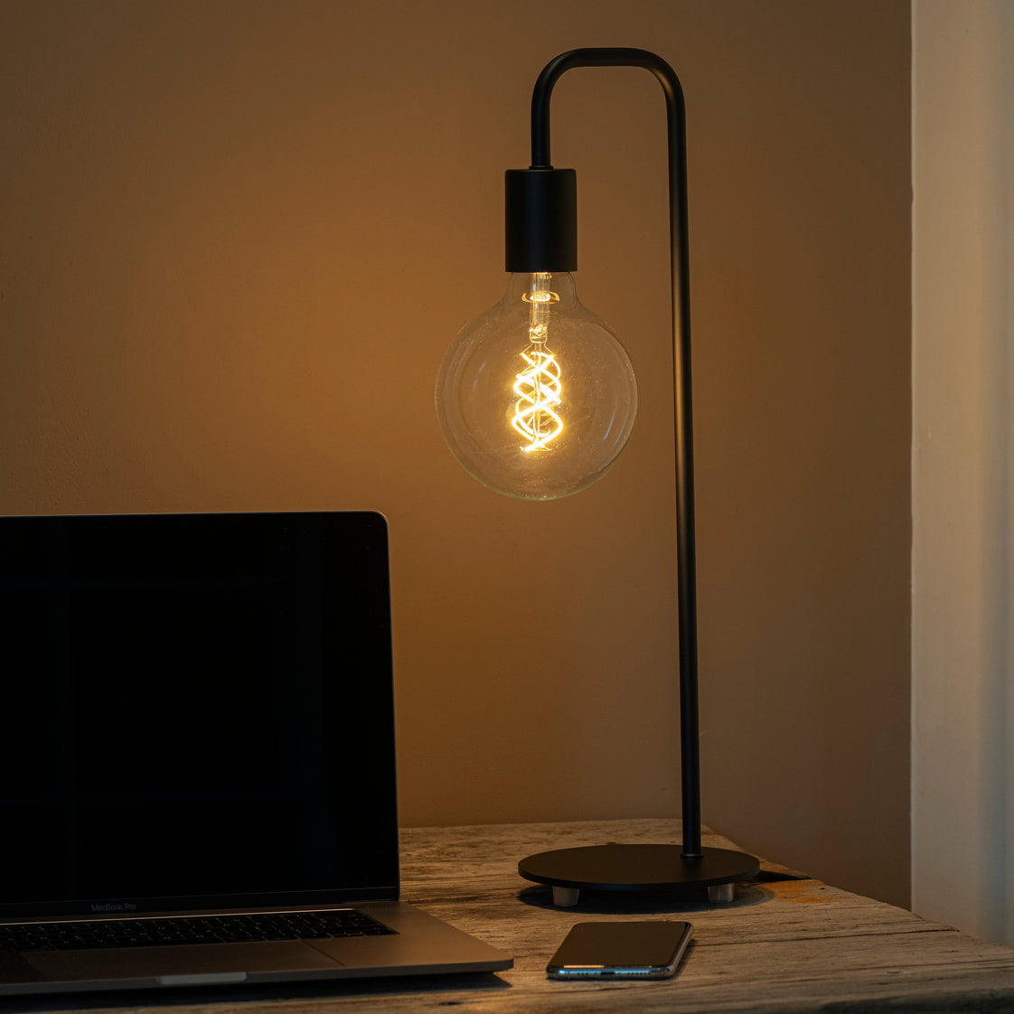 Bailey Spiraled Basic G125 E27 Dimmable LED Globe 4W 2200K - 144339