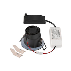 SLV New Tria 68 LED Recessed Spot Light IP65 3000K Black - 1007408