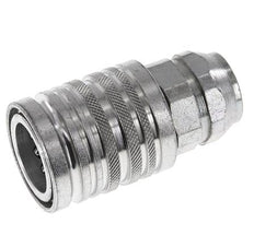 Steel DN 12.5 Hydraulic Coupling Socket G 3/8 inch Female Threads ISO 7241-1 A D 20.5mm