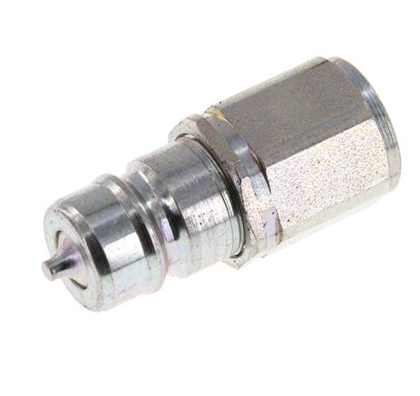Steel DN 10 Hydraulic Coupling Plug M18x1.5 Female Threads ISO 7241-1 A D 17.3mm