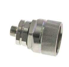 Steel DN 12.5 Hydraulic Coupling Plug 8 mm L Compression Ring ISO 14541/8434-1 D M36 x 2