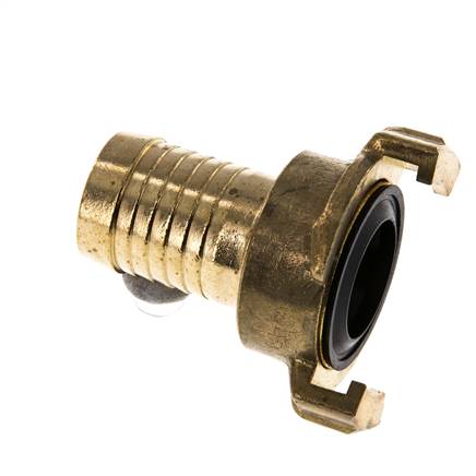 25 mm (1'') Hose Barb GEKA Garden Hose Brass Coupling Rotatable when uncoupled