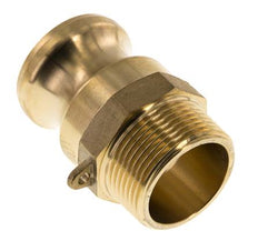 Camlock DN 32 (1 1/4'') Brass Coupling R 1 1/4'' Male Thread Type F MIL-C-27487