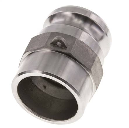 Camlock DN 60 (2 1/2'') Stainless Steel Coupling Weld End (76.1 mm) Type F (AS) MIL-C-27487