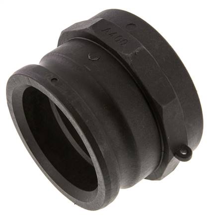 Camlock DN 90 (4'') Polypropylene Coupling Rp 4'' Female Thread Type A MIL-C-27487