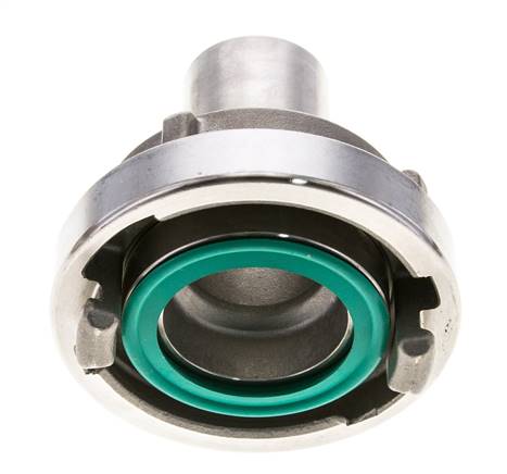 52-C (66 mm) Stainless Steel Storz Coupling 38 mm Hose Pillar Rotatable for Safety Clamp Connection