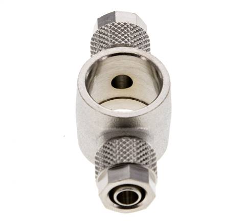 8x6 & G3/8'' Nickel plated Brass Banjo Tee Push-on Fitting