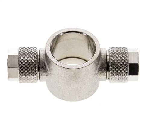 8x6 & G3/8'' Nickel plated Brass Banjo Tee Push-on Fitting