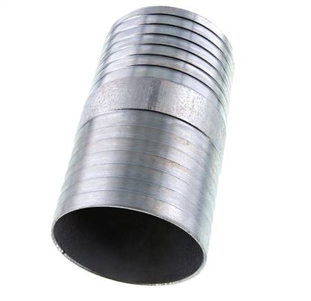 100 mm (4'') zink plated Steel Hose Connector