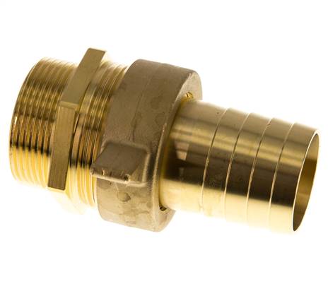 38 mm (1-1/2'') & G1-1/2'' Brass Hose Barb MaleConical Sealing NBR Wing Nut