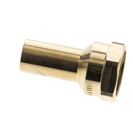 Racor a presión - Macho 15 mm y hembra Rp 1/2'' - Aleación de cobre