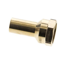Racor a presión - Macho 15 mm y hembra Rp 1/2'' - Aleación de cobre