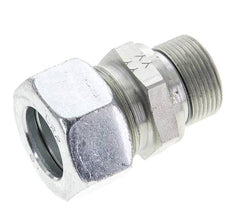 22L & M26x1.5 Zink plated Steel Straight Cutting Fitting with Male Threads 160 bar NBR ISO 8434-1