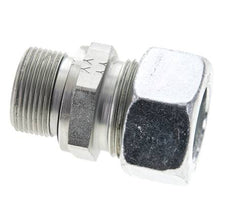 22L & M26x1.5 Zink plated Steel Straight Cutting Fitting with Male Threads 160 bar NBR ISO 8434-1