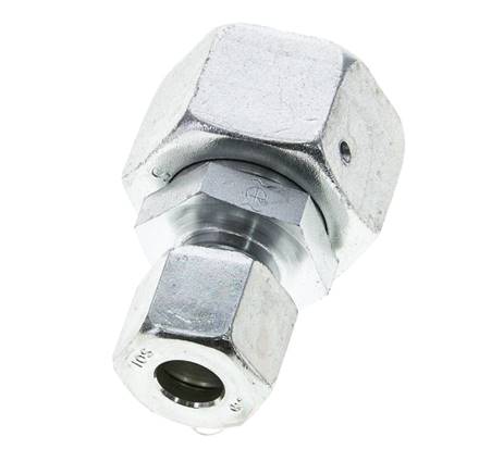 10S & 20S Zink plated Steel Straight Cutting Fitting with Swivel 400 bar NBR O-ring Sealing Cone ISO 8434-1