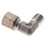8S & M14x1.5 (con) Stainless Steel Elbow Compression Fitting with Male Threads 500 bar ISO 8434-1