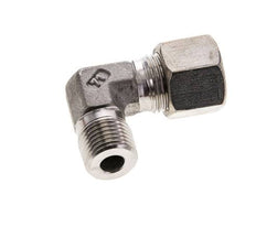10S & M16x1.5 (con) Stainless Steel Elbow Compression Fitting with Male Threads 450 bar ISO 8434-1