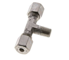 6S & M12x1.5 (con) Stainless Steel T-Shape Tee Compression Fitting with Male Threads 500 bar ISO 8434-1